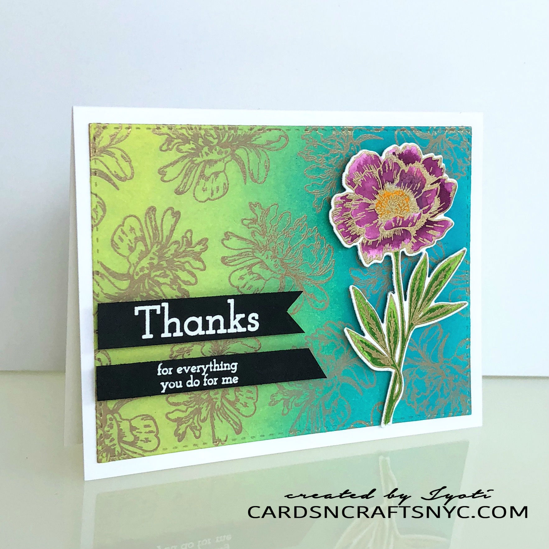 beautiful flower2 stamp set