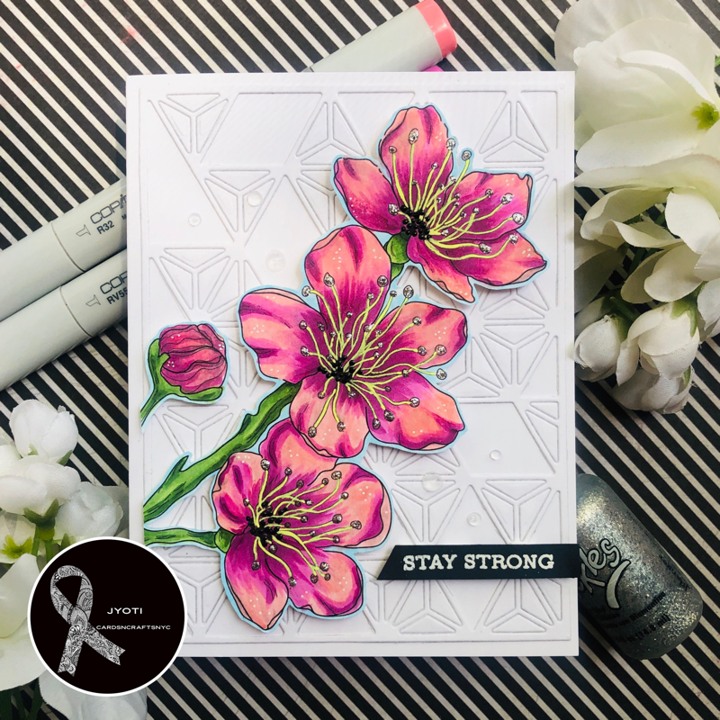 Almond Flower stamp by Alex Syberia
