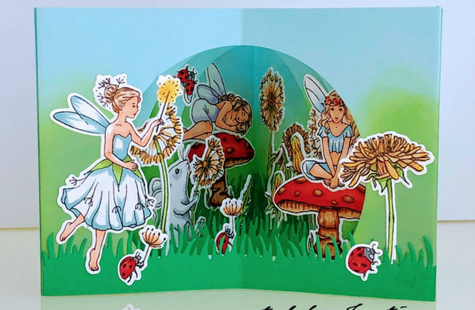 pop up stage card