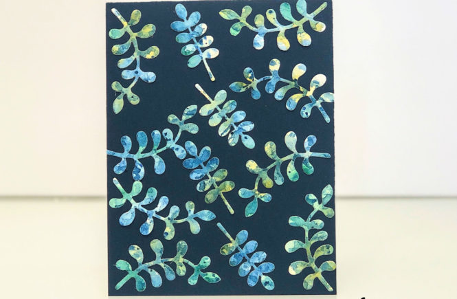 card made using spellbinders dies