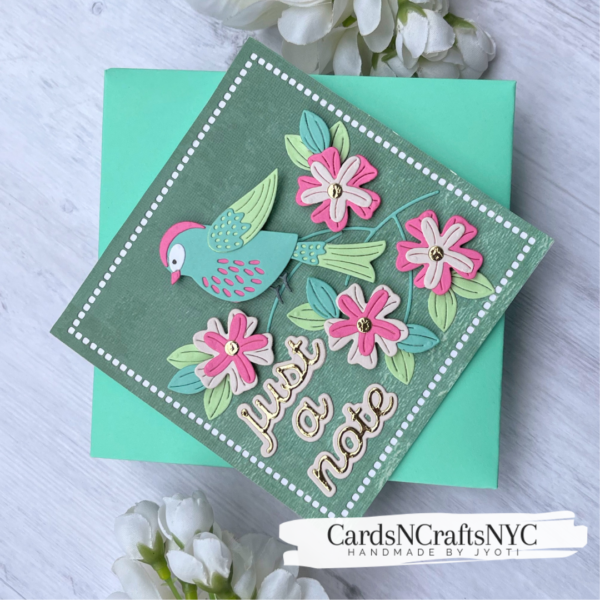 Just a note Bird  card - Image 2