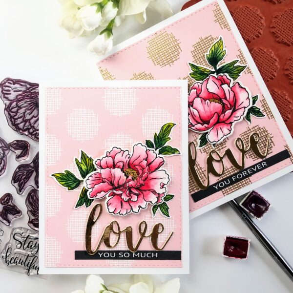 Peony Love You So Much Card - Image 4