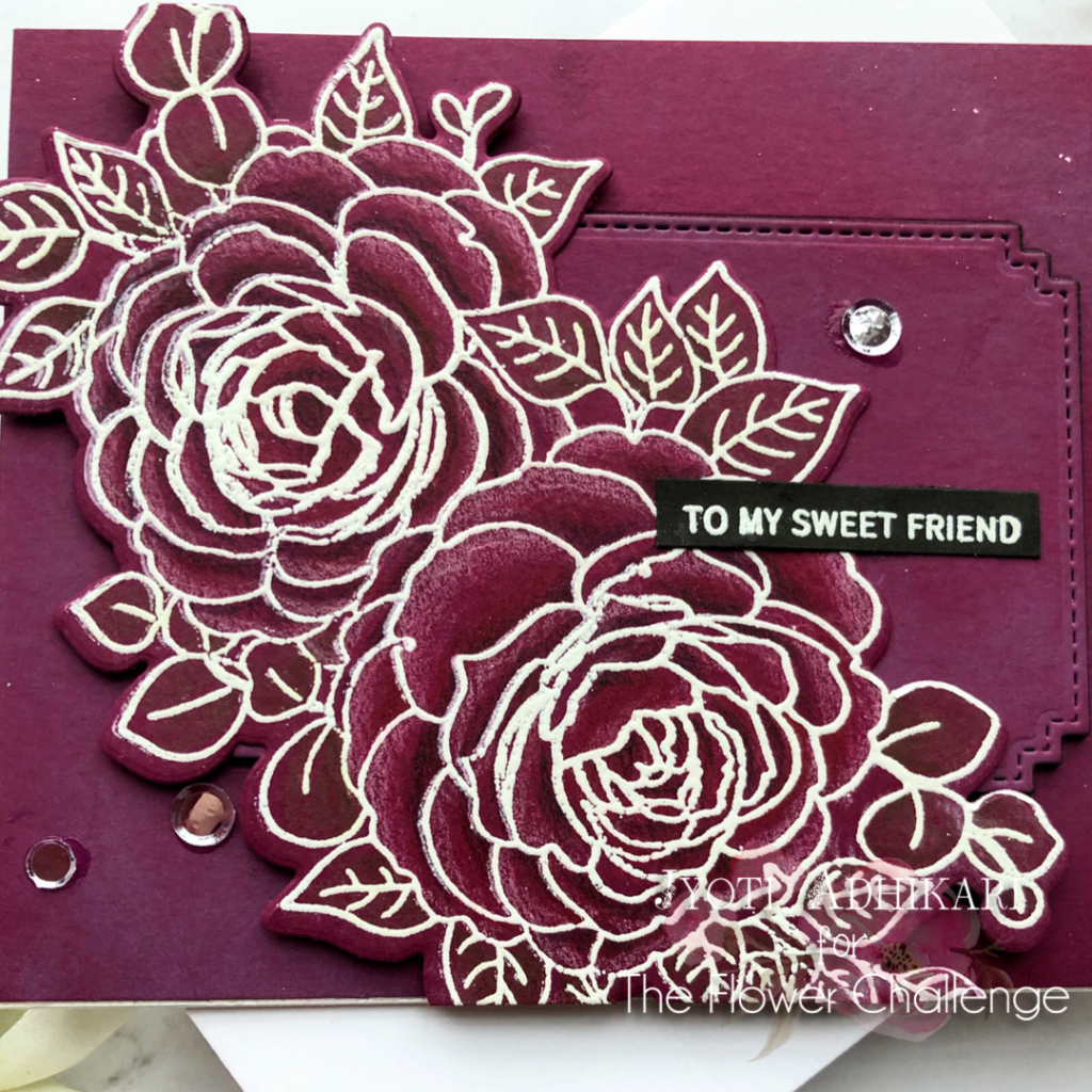 Monochromatic card