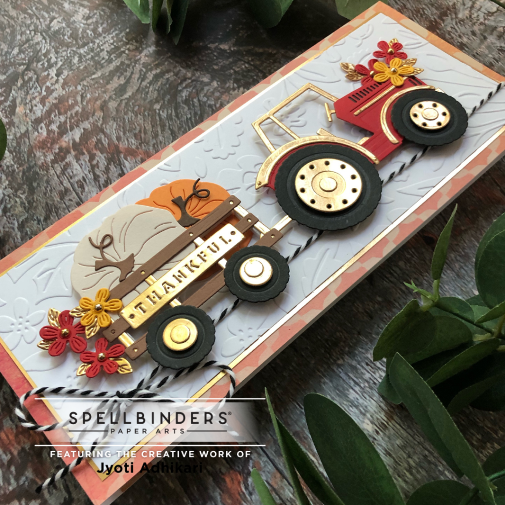 Elegant Die Cut Card - Spellbinders Dies - C Clark Creative