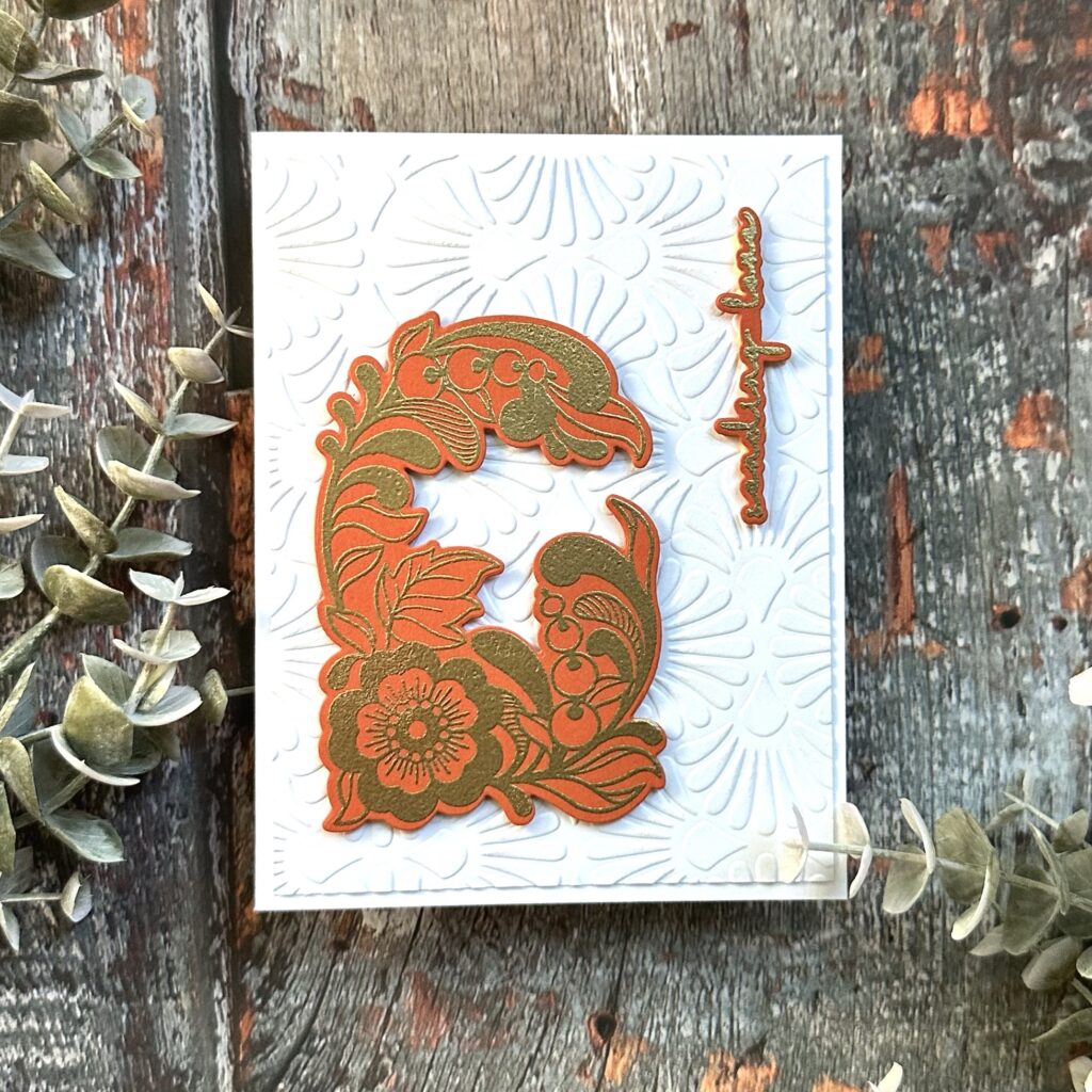 Spellbinders Stamp and die club for Nov 22 