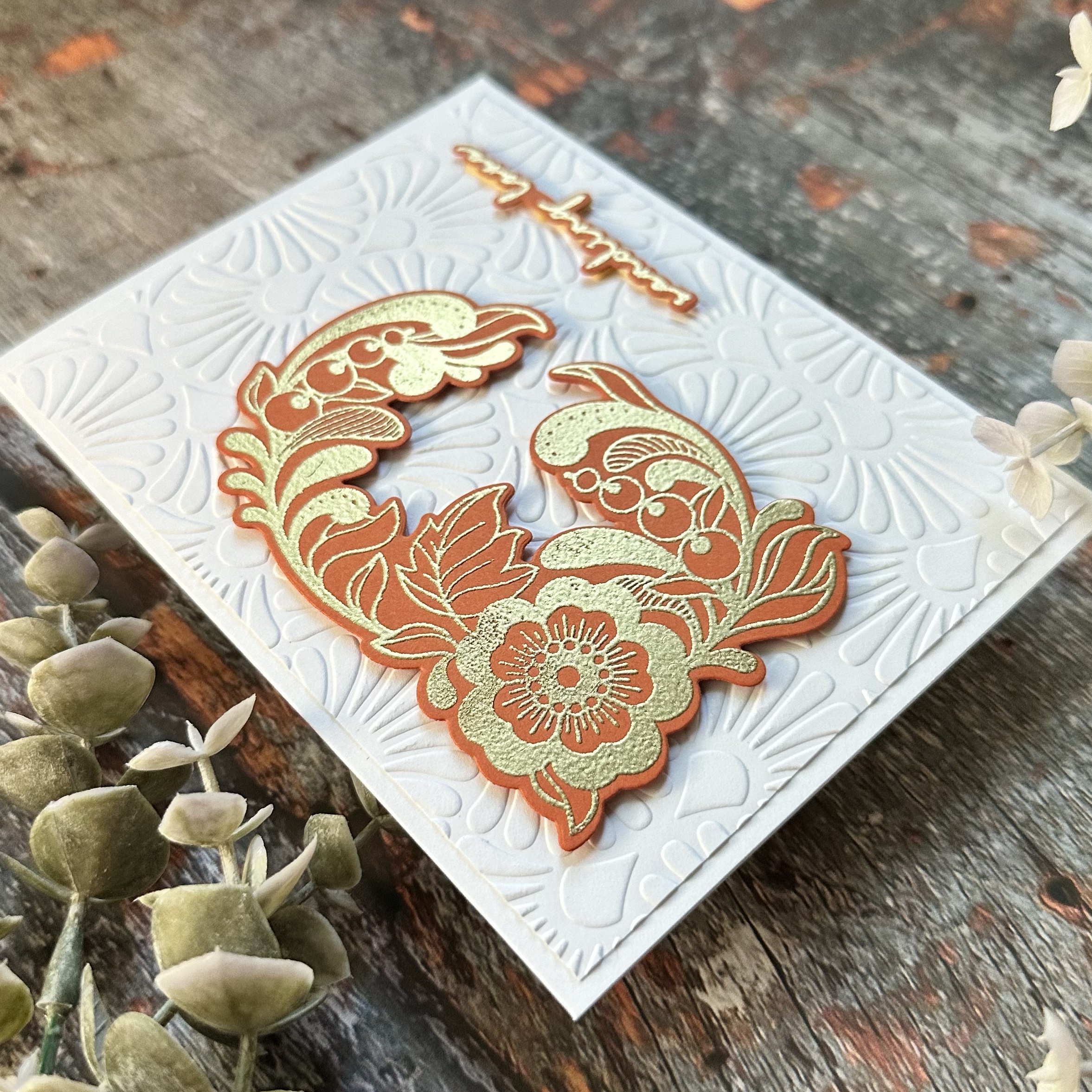 Stamp and die club from spellbinders for Nov 22