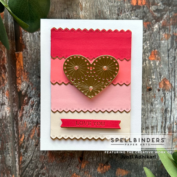 Love You Ombre Valentine's Day Card