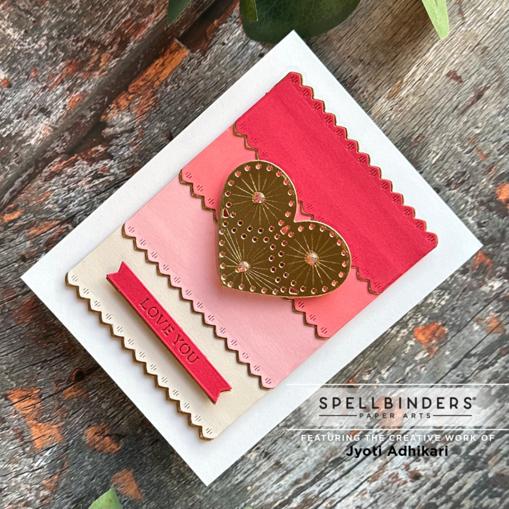 Die Cut Card - Mother's Day Card with Spellbinders Dies