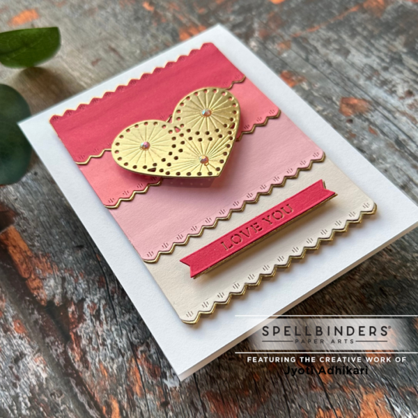 Love You Ombre Valentine's Day Card - Image 4