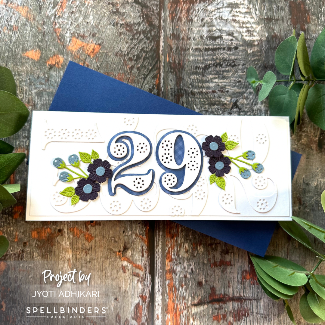 Spellbinders Stitched Numbers Release - CARDSNCRAFTSNYC