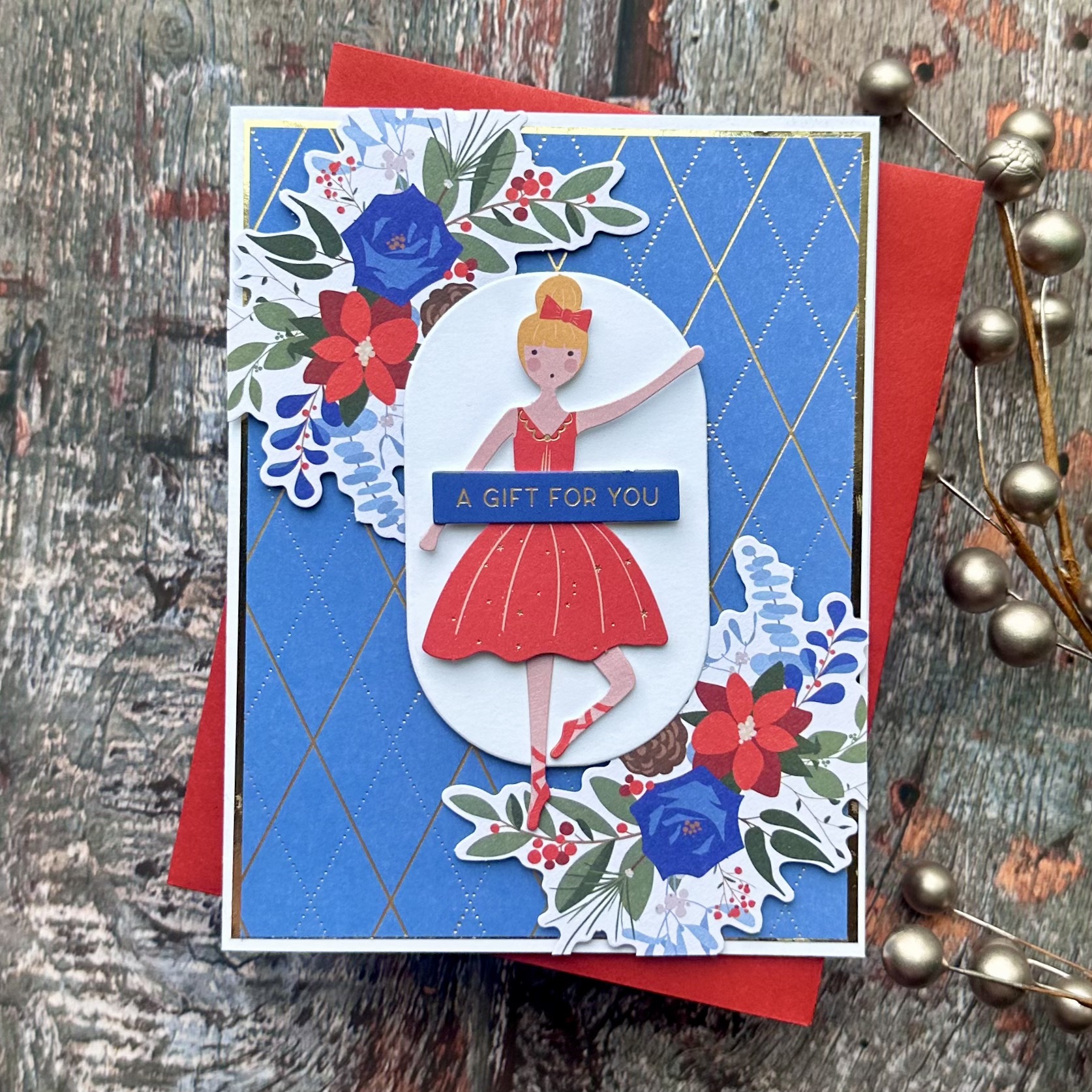 Nutcracker Ballet Craft Bundle - Holiday Scrapbooking Die Cuts & Stickers