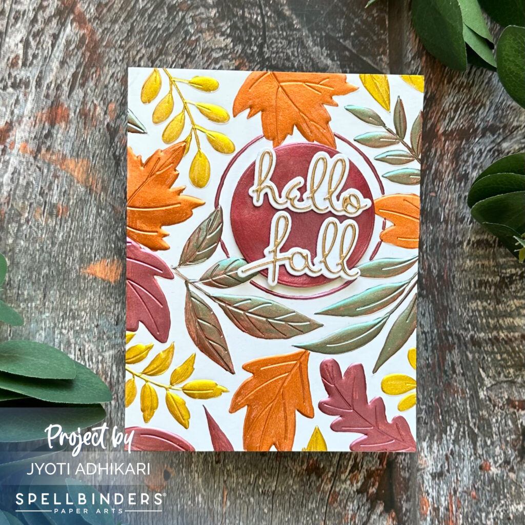 Serenade of Autumn 3D embossing folder