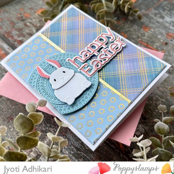 Cuddle Bunny Happy Easter Card