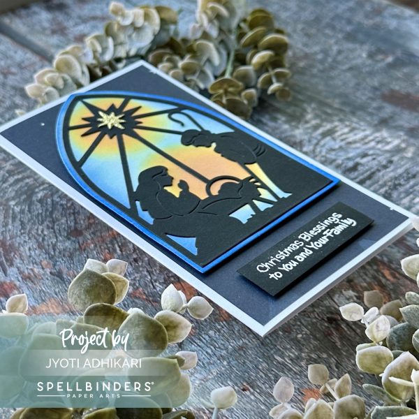 Nativity Christmas Blessings Card - Image 2