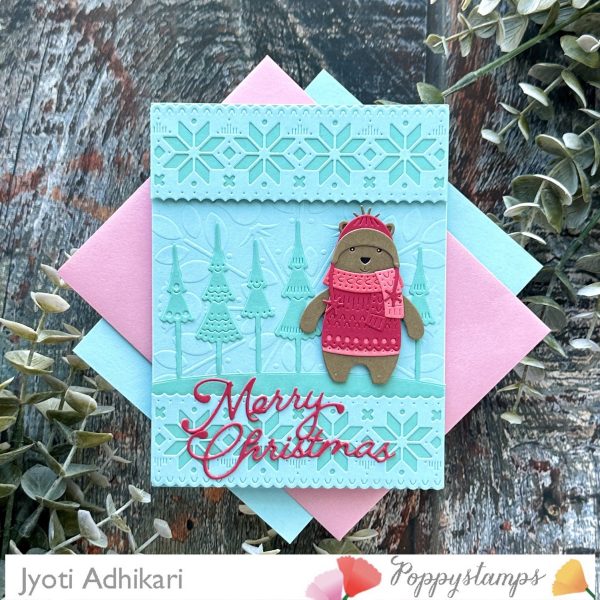 Nordic Bear Merry Christmas Card