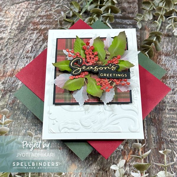 Withered Viburnum Season’s Greetings Card - Image 4