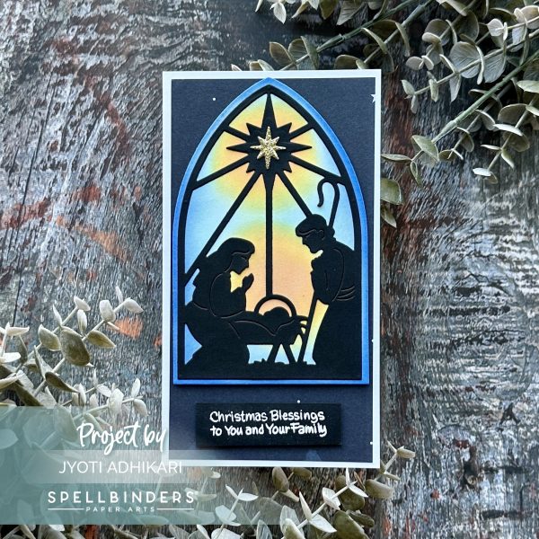 Nativity Christmas Blessings Card