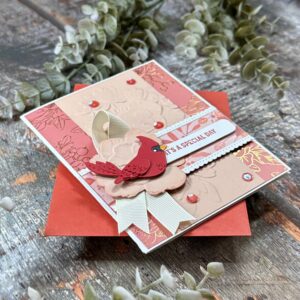 Red cardinal It’s a special day card
