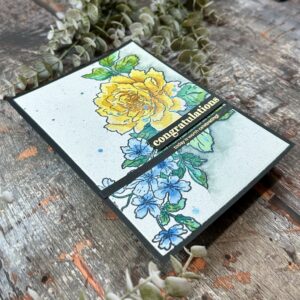 Rose bouquet Congratulations Card