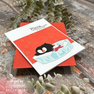 Merry & Barely Holding It Together — Penguin Christmas Card