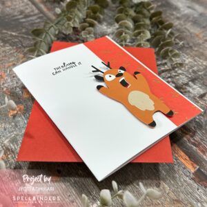 The Elves Can Handle It — Funny Reindeer Christmas Card